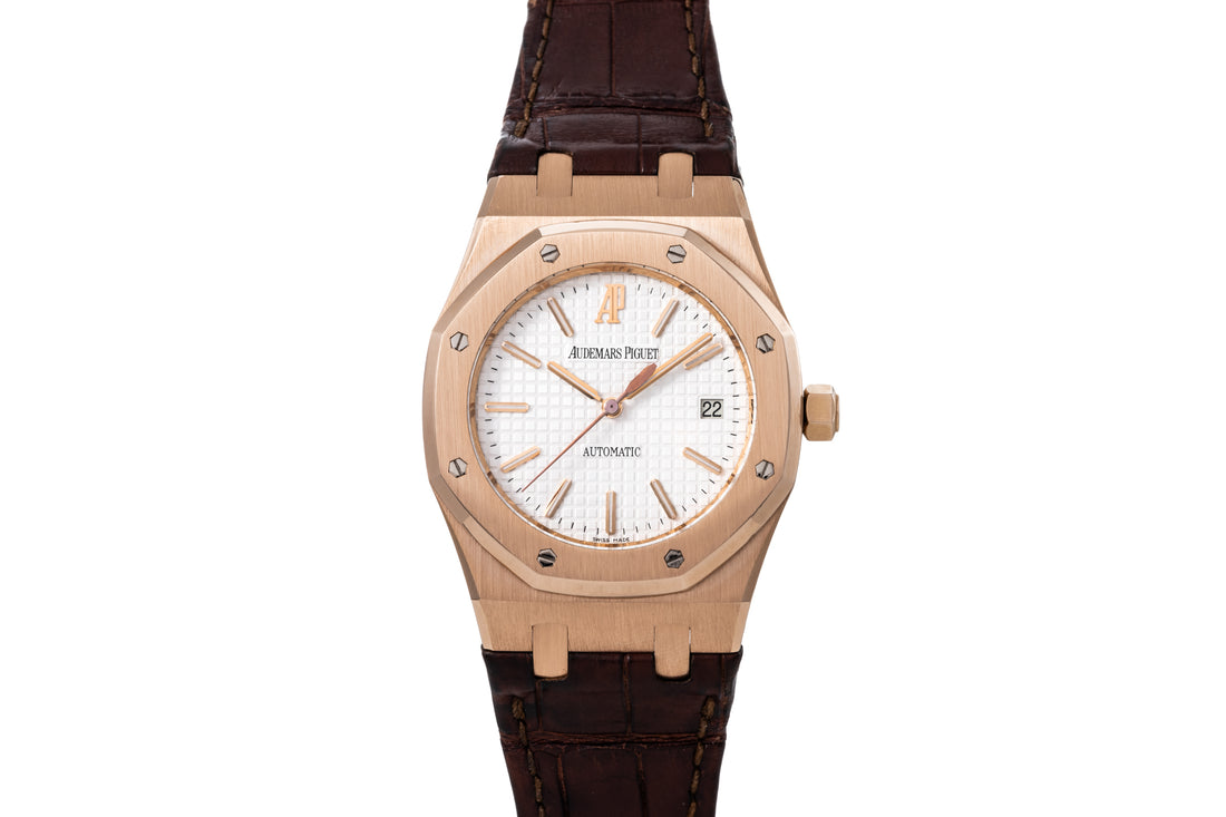 AP Royal Oak Semi Auto Brown white Dial