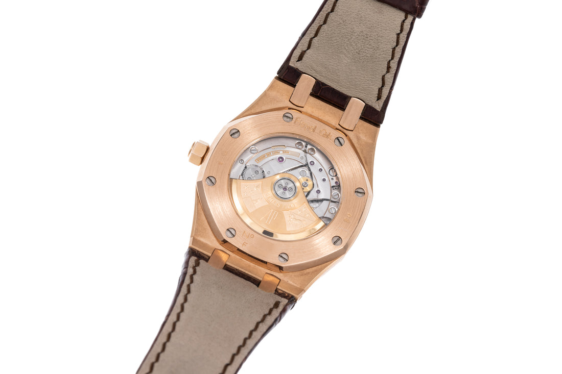 AP Royal Oak Semi Auto Brown white Dial