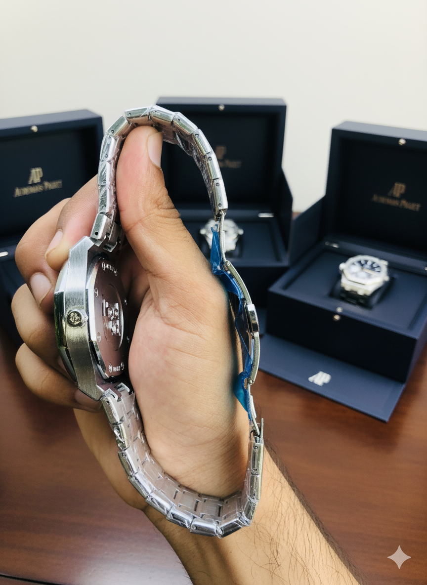 Audemars Piguet Royal Oak Silver With Black Dial