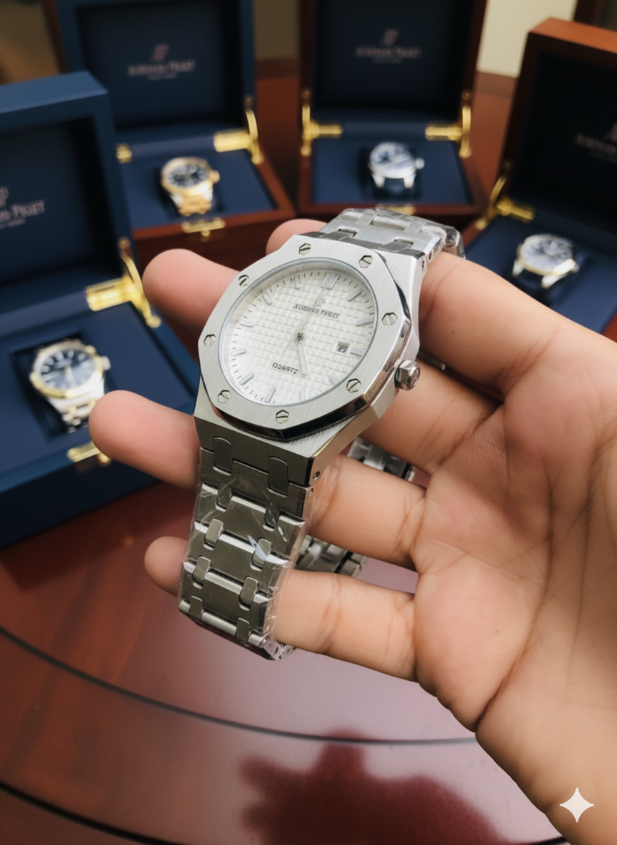Audemars Piguet Royal Oak Silver With White Dial