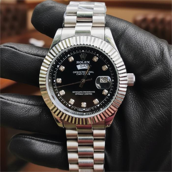 Rolex Oyster Perpetual Date & Day Black Dial