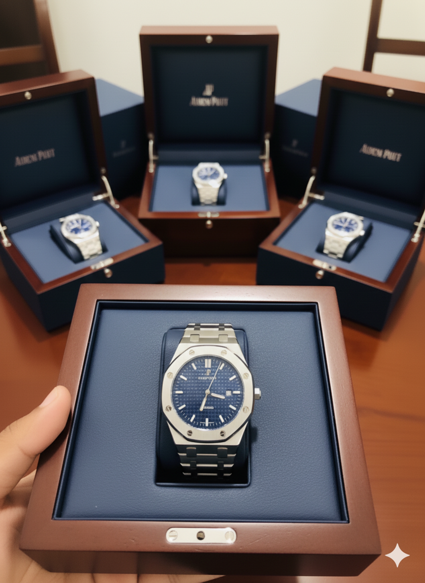 Audemars Piguet Royal Oak Silver With Blue Dial