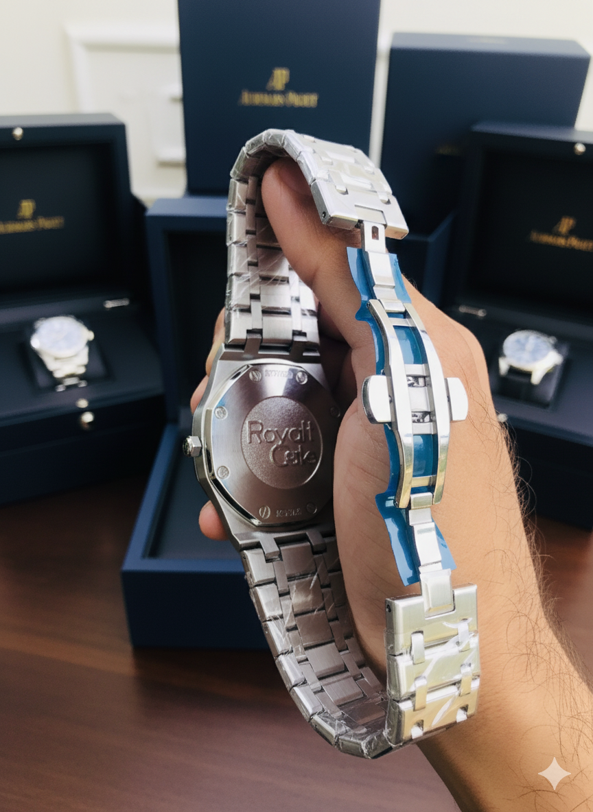 Audemars Piguet Royal Oak Silver With Black Dial