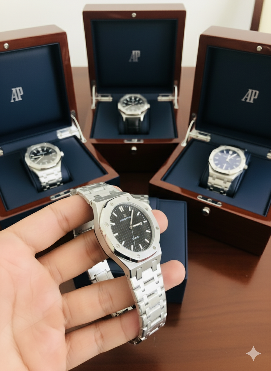 Audemars Piguet Royal Oak Silver With Black Dial