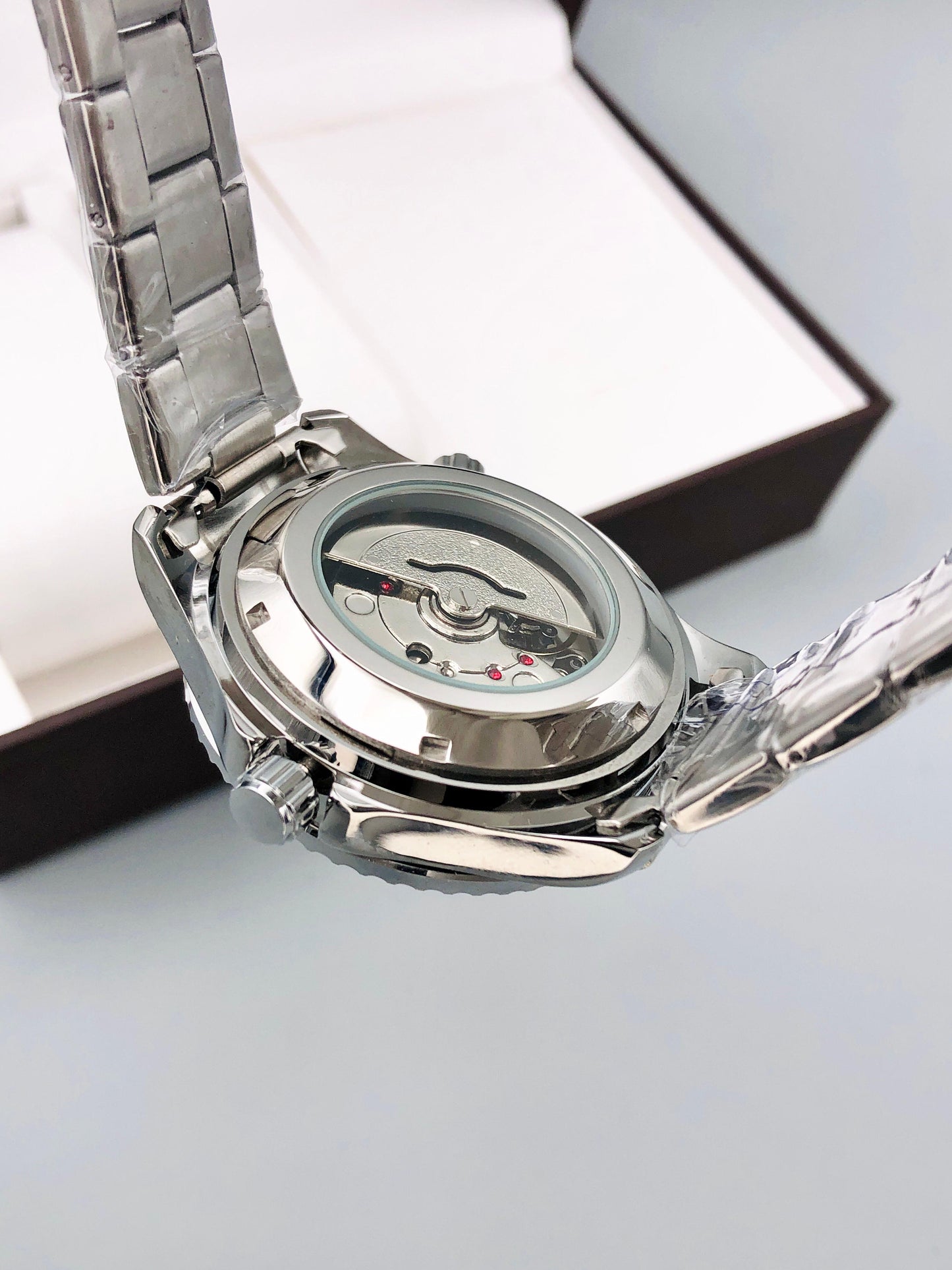 Omega Seamaster Black Blue Dial with Rotating Bezel