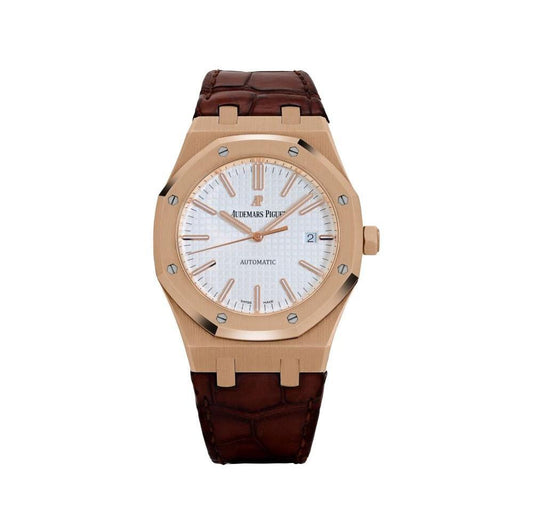 AP Royal Oak Semi Auto Brown white Dial