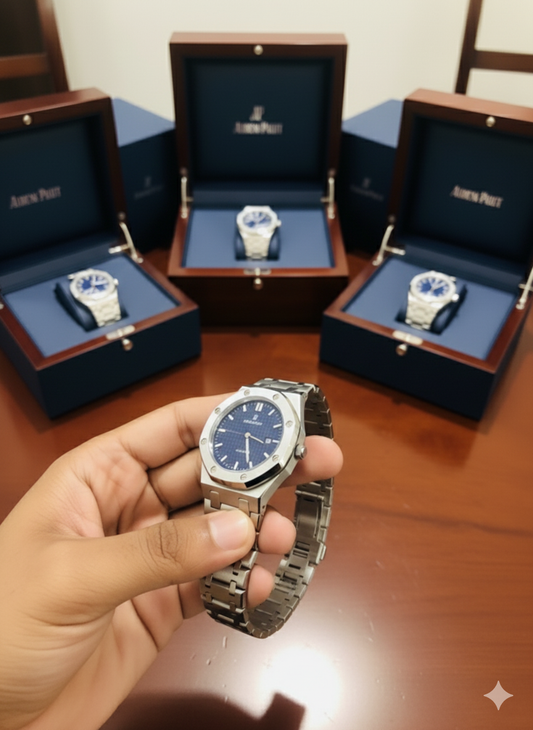 Audemars Piguet Royal Oak Silver With Blue Dial