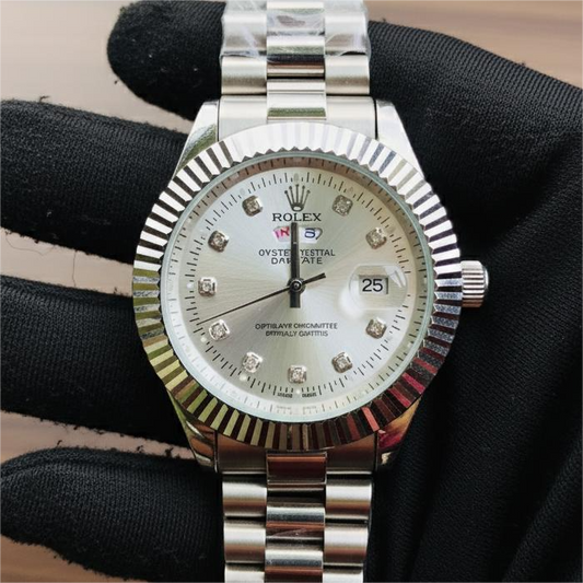 Rolex Oyster Perpetual Date & Day White Dial