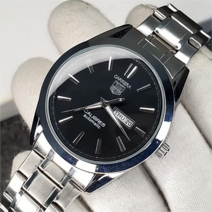 Carrera Calibre5 Automatic Silver Black Dial