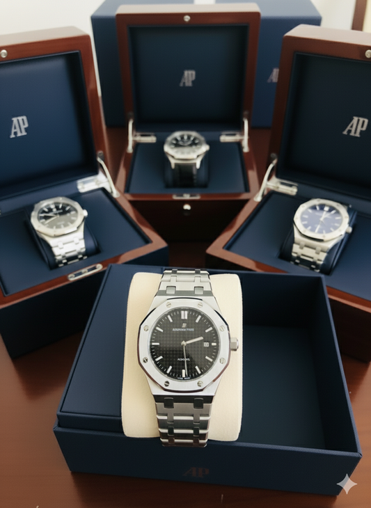 Audemars Piguet Royal Oak Silver With Black Dial