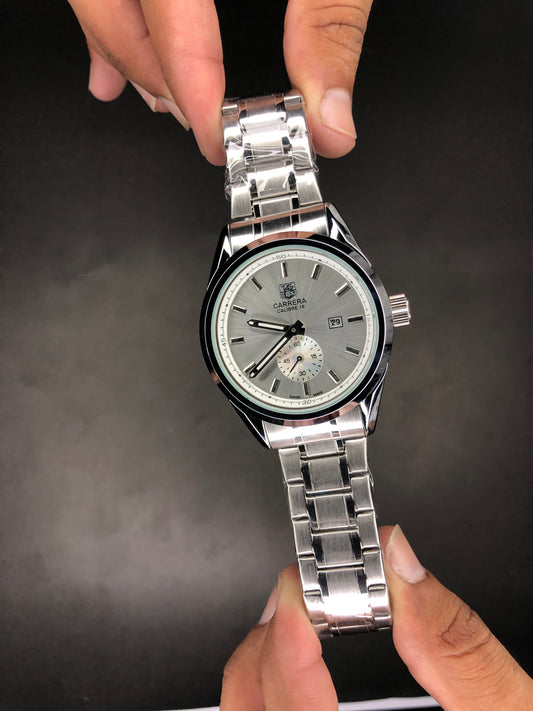 Carrera Calibre5 Automatic Silver White Dial