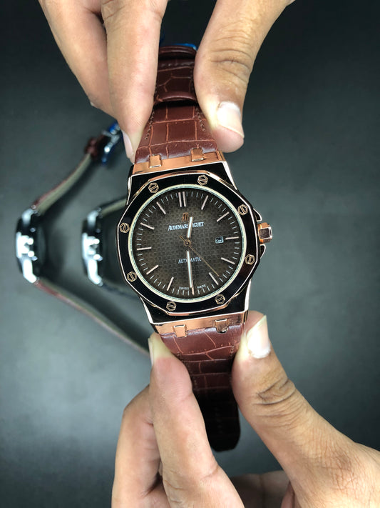 Audemars Piguet Royal Oak Semi Auto Full Brown